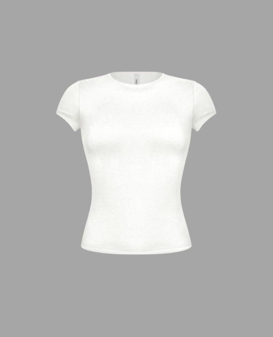 White Crop Top