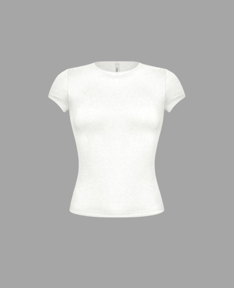 White Crop Top
