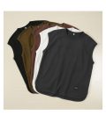 Classic Sports Style Sleeveless Vest Black - Image 3