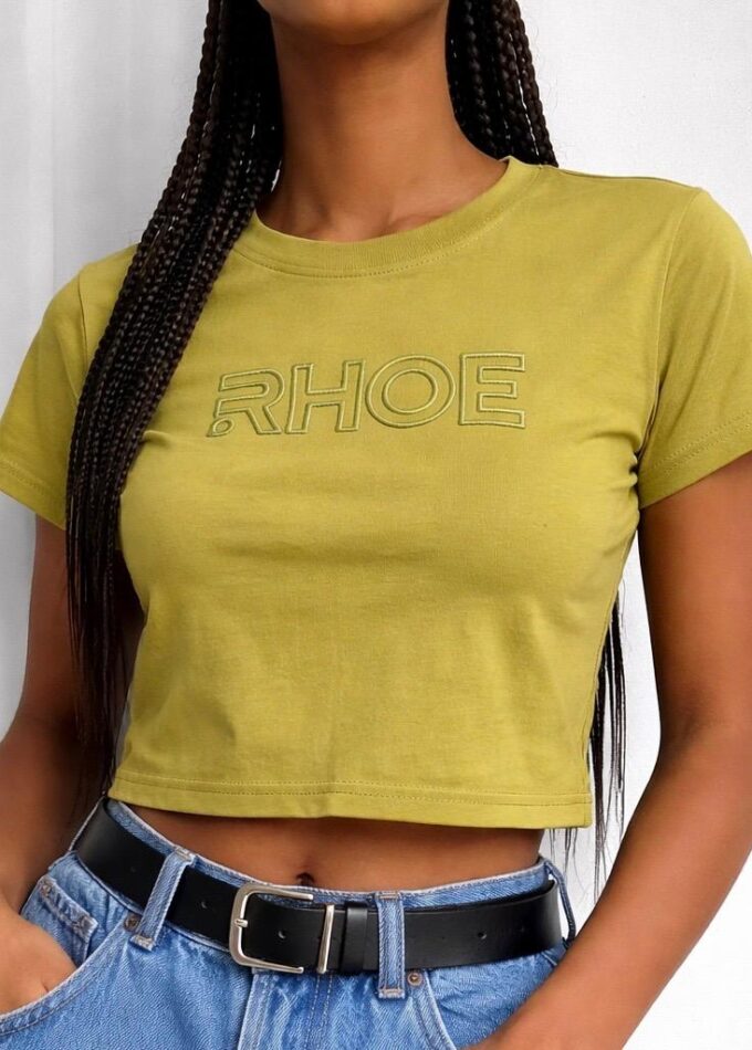 Ginger basic Crop tee